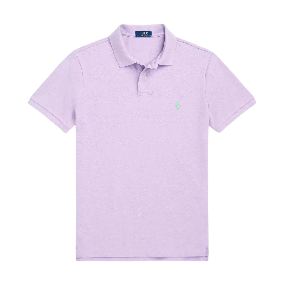 Polo Ralph Lauren Pastel Paarse Katoenen Poloshirt Purple Heren