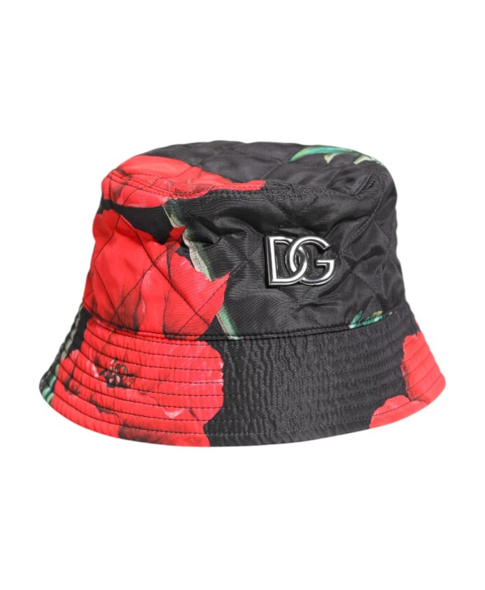 chapeau-seau-a-large-bord-multicolore
