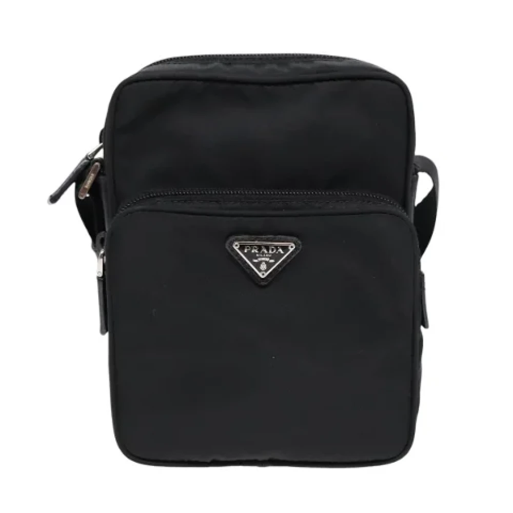 Prada Vintage Pre-owned Fabric prada-bags Black Dames