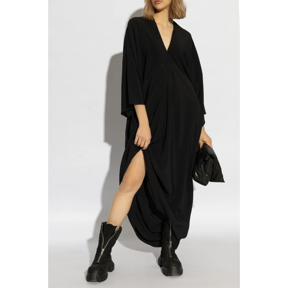 Rick Owens Jurk Tommykite Black Dames