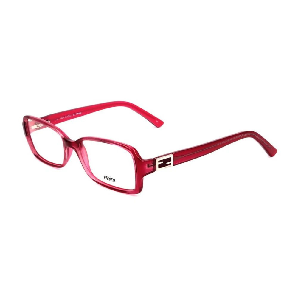 Fendi Multicolor Dames Plastic Frame Bril Red Dames
