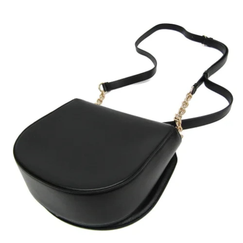 Salvatore Ferragamo Pre-owned Leather shoulder-bags Black Dames