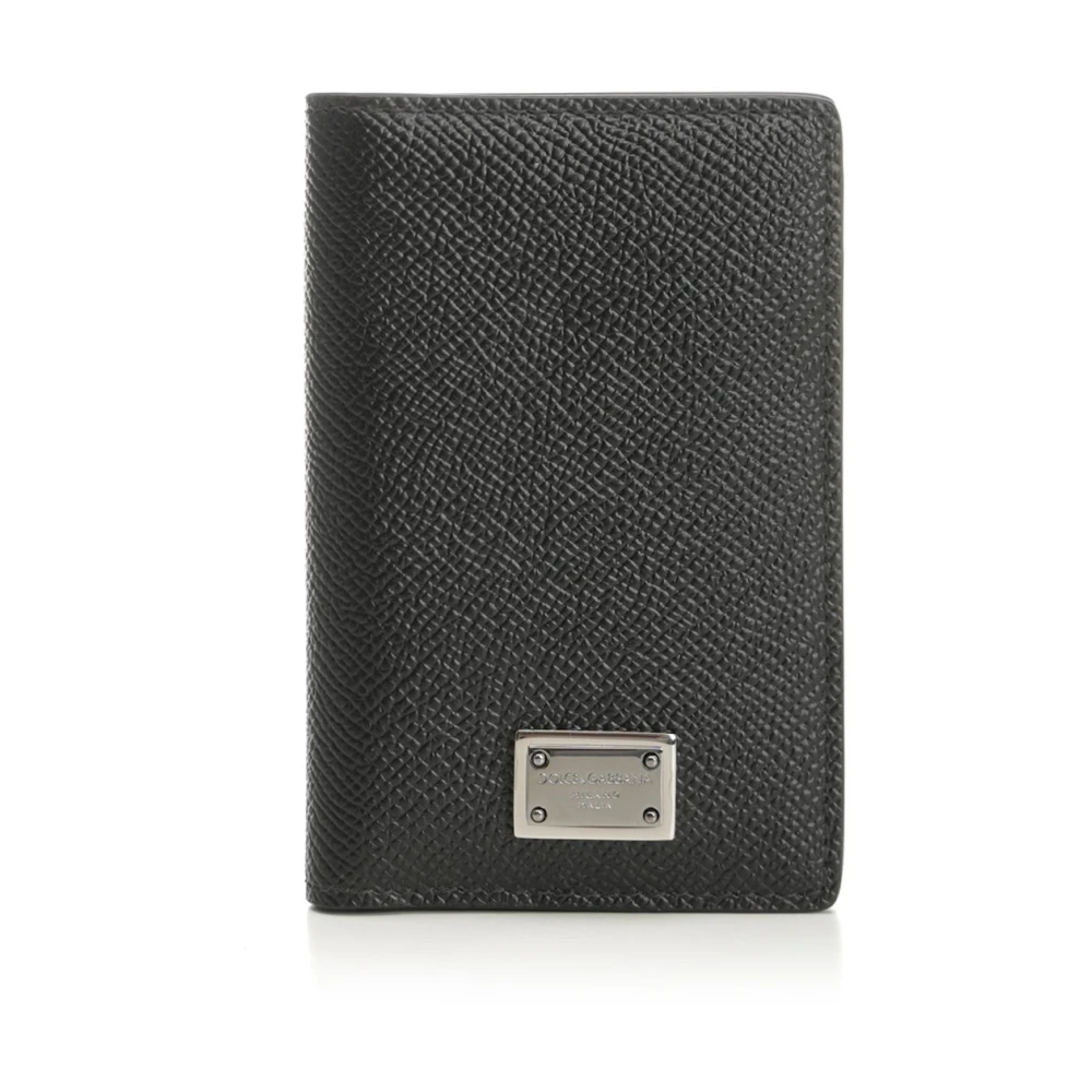 Dolce & Gabbana , Wallets & Cardholders, Male, Blue, One Size, Dauphine Bifold Card Holder