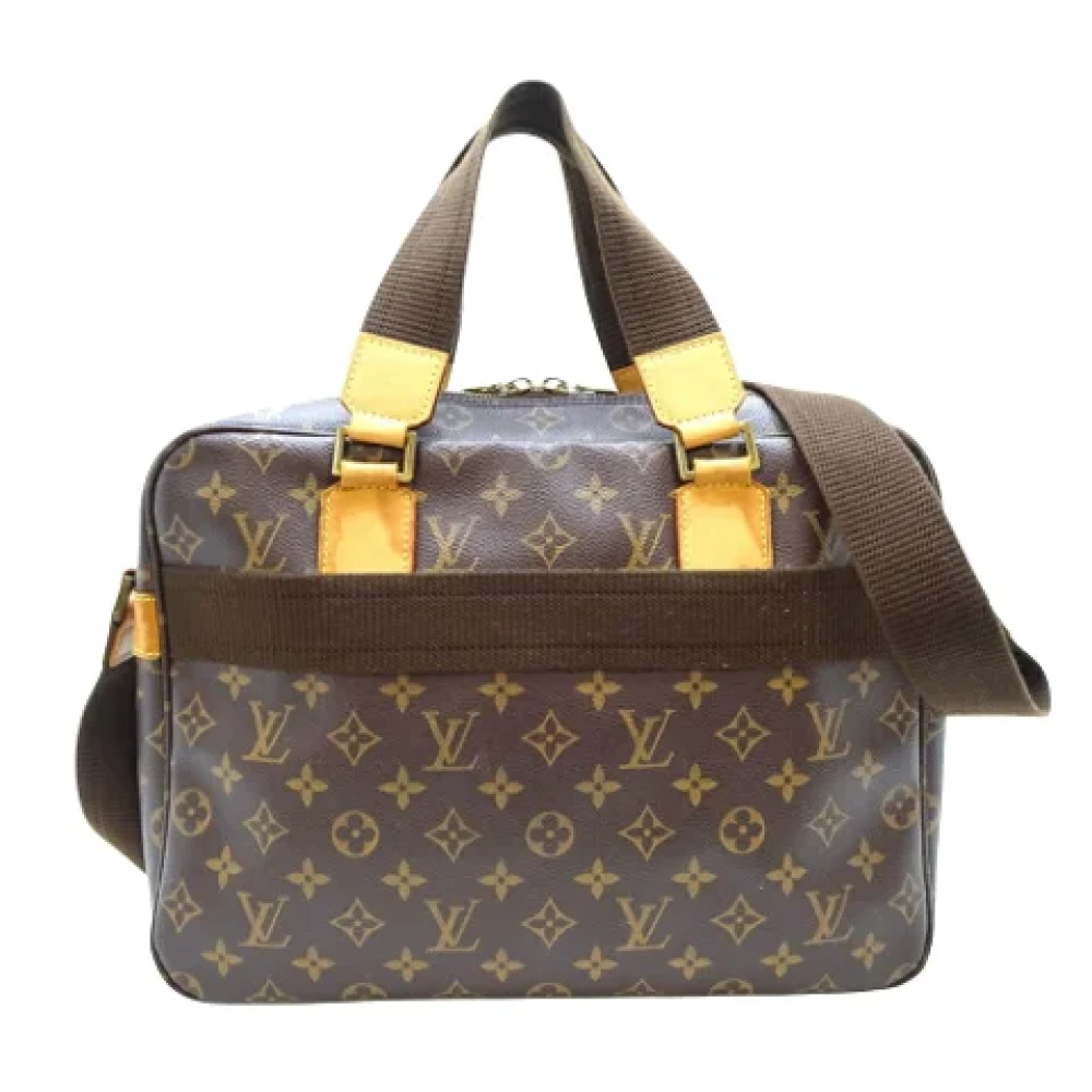 Louis Vuitton Vintage Pre-owned Canvas briefcases Brown Dames
