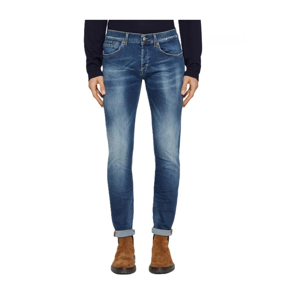 Dondup Katoenen Casual Broek Blue Heren