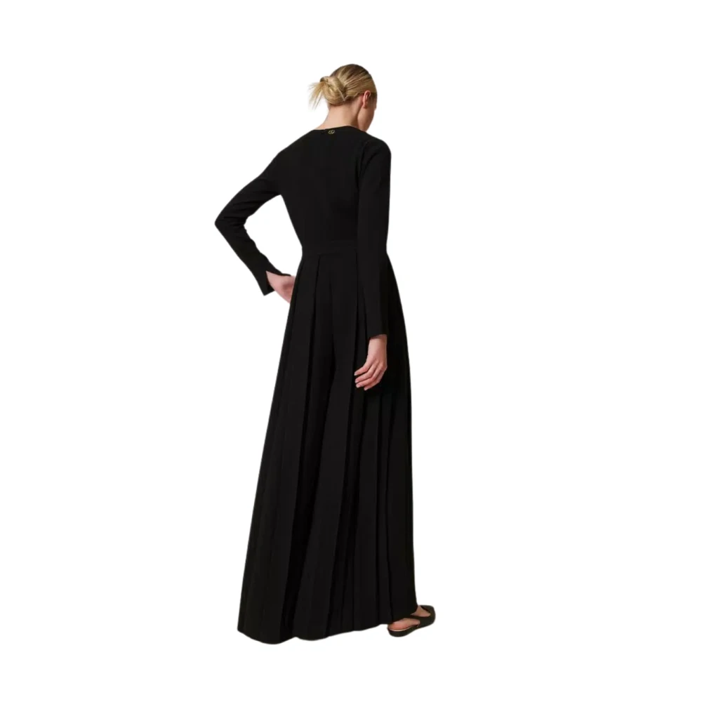 Twinset Elegante Jumpsuit voor Vrouwen Black Dames