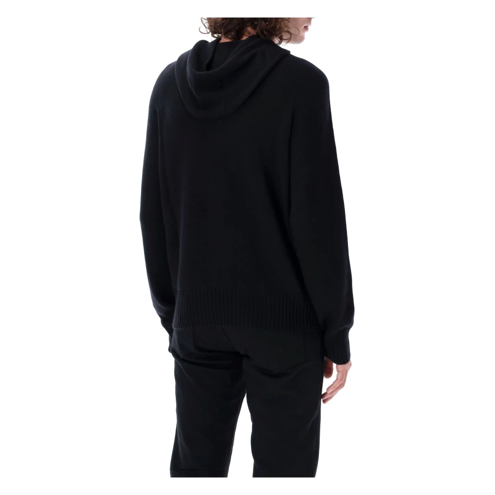 Tom Ford Luxe Cashmere Hooded Gebreid Zwart Black Heren