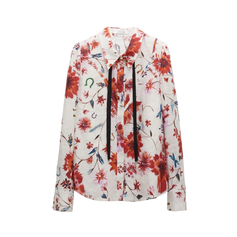 Dorothee schumacher Bloemen Ease Linnen Overhemd Multicolor Dames