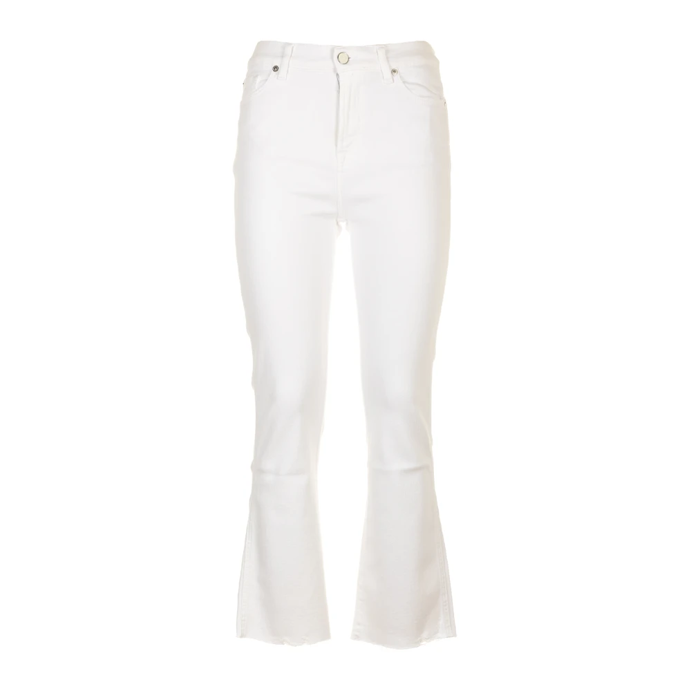7 For All Mankind Witte Slim Kick Luxe Vintage Jeans White Dames
