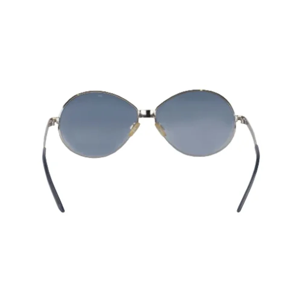 Fendi Vintage Pre-owned Metal sunglasses Blue Dames