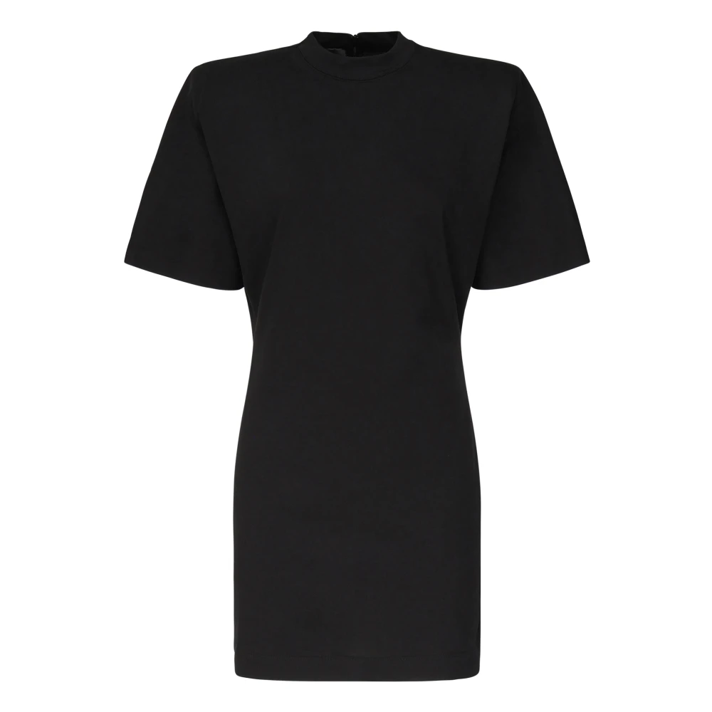 Pinko Women's Black Cotton Jersey Dress