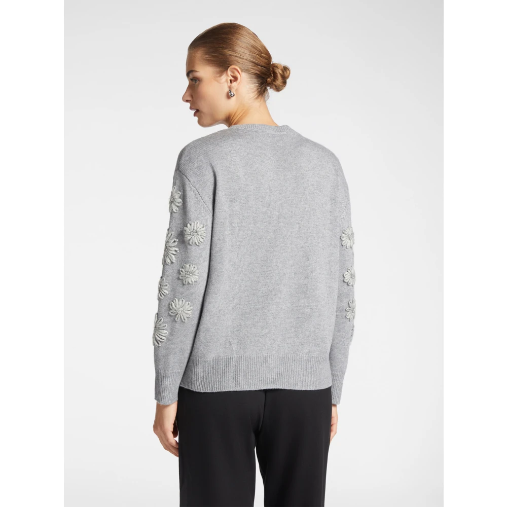Elena Mirò Stijlvolle Maglia Top Gray Dames
