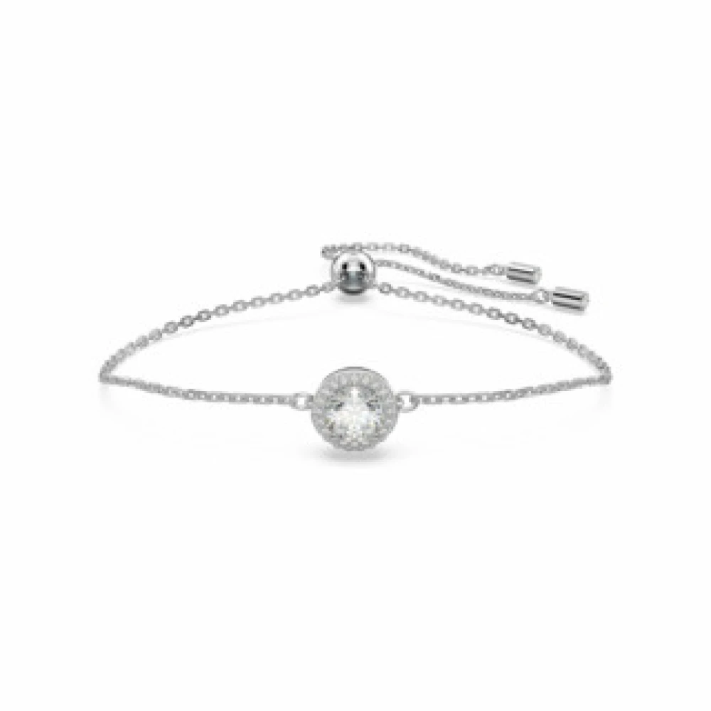 Swarovski Women's Silver Constella Round Halo Toggle Bracelet 5636266 In - Image 2