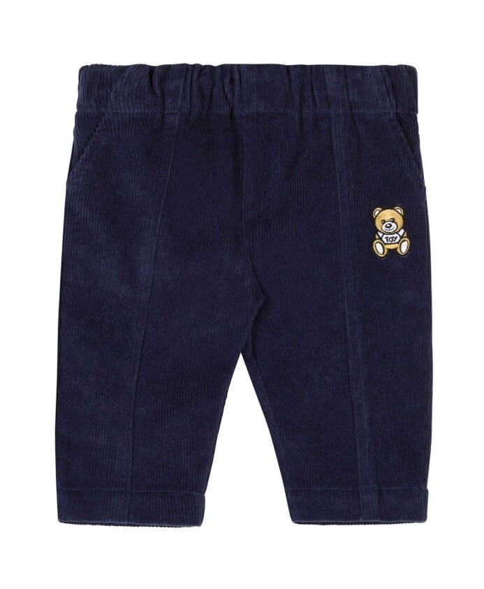 pantalon-enfant-en-velours-cotele-bleu-avec-patch-ours