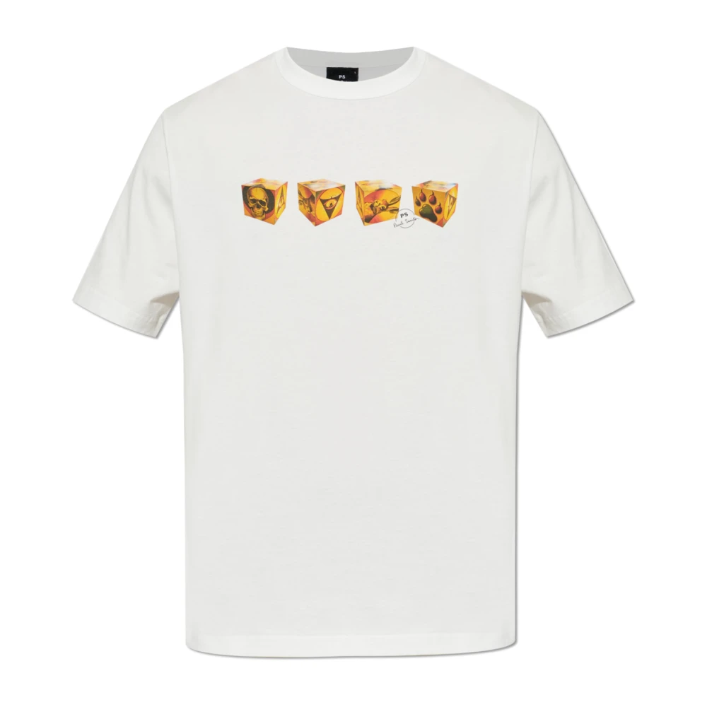 Ps By Paul Smith Herr Vit Toppar 2XL, T-Shirts