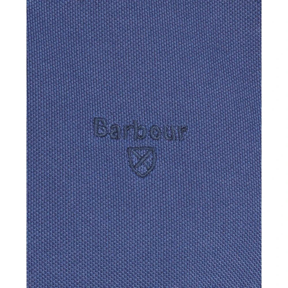 Barbour Vintage Gewassen Sportpolo Blue Heren