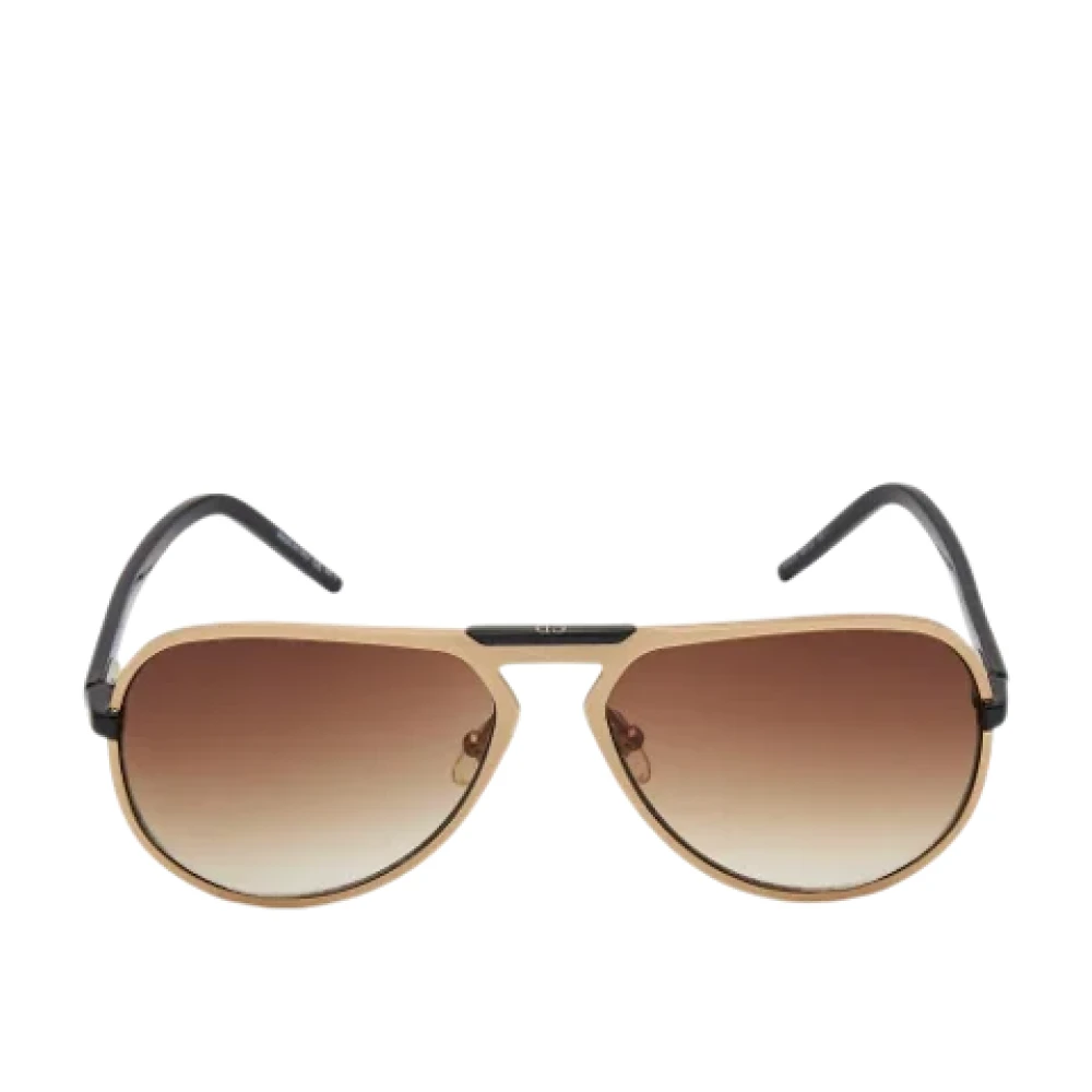 Dior Vintage Pre-owned Acetate sunglasses Brown Dames