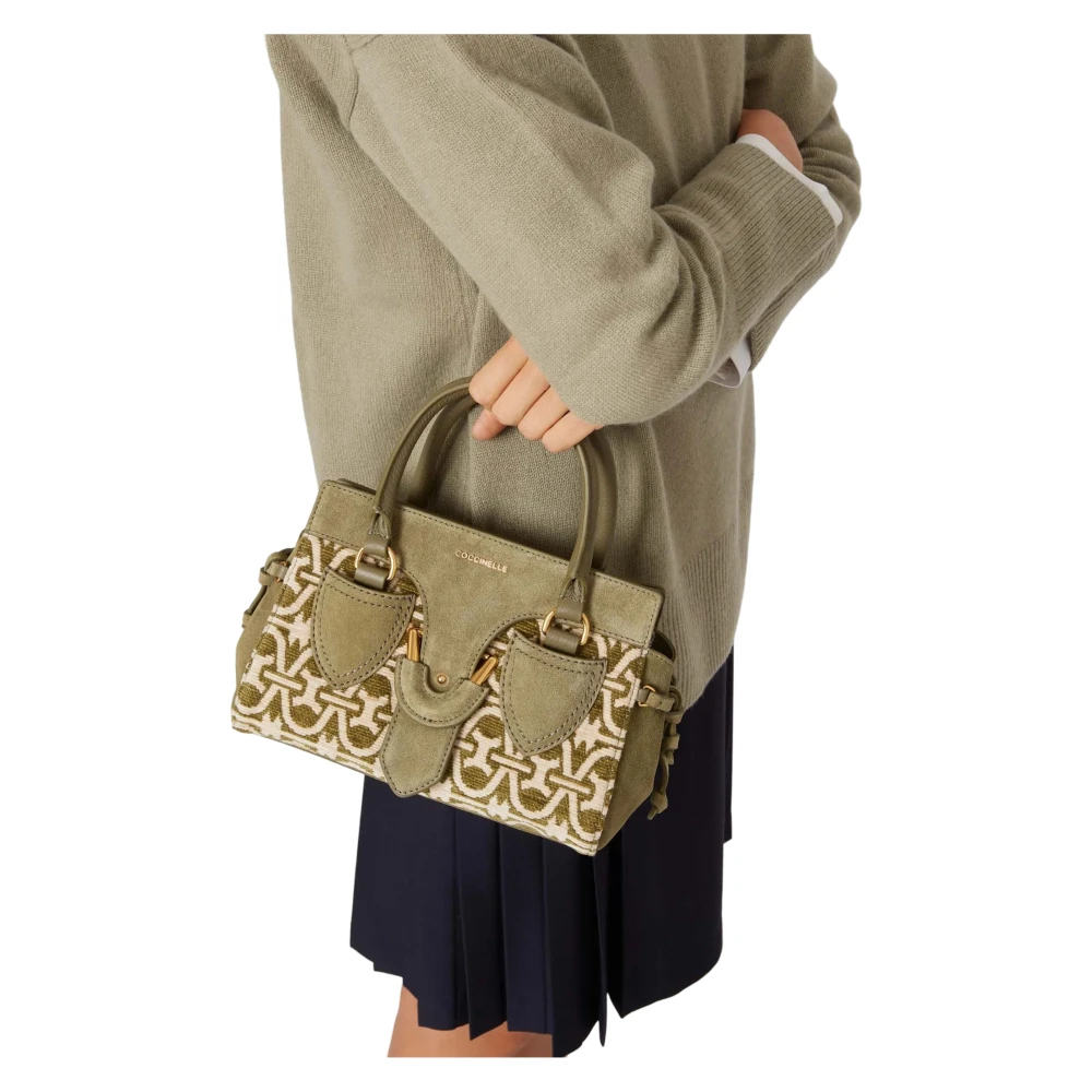 Coccinelle Shearling Winter Monogram Handtas Multicolor Dames