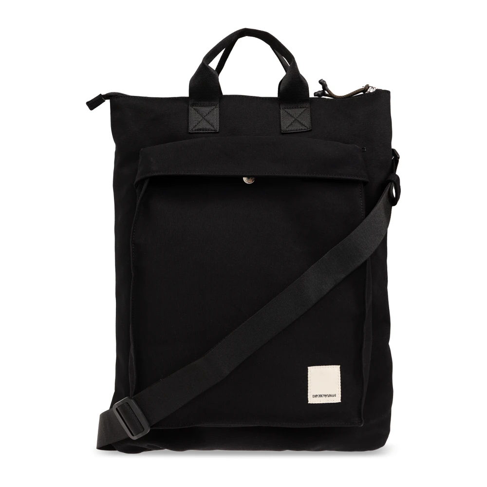 Emporio Armani Shoulder Bags Black Heren