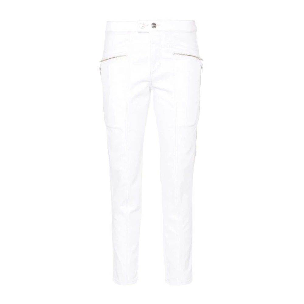 Isabel marant Slim-fit Trousers White Dames