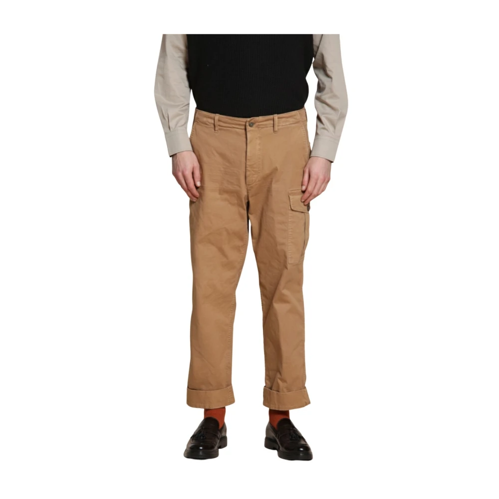 Mason's Uomo Marrone Pantaloni, Xs, New,
