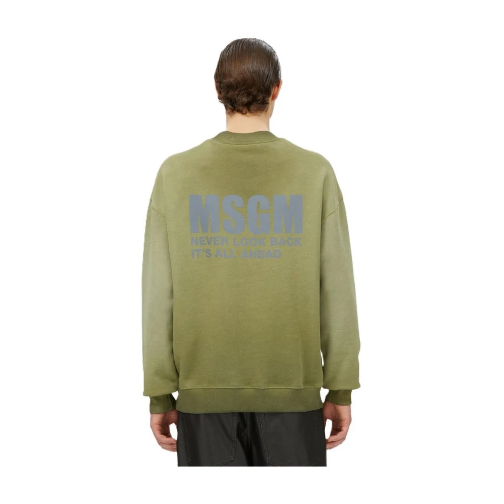 Msgm Stijlvolle Sweatshirts en Hoodies Green Heren