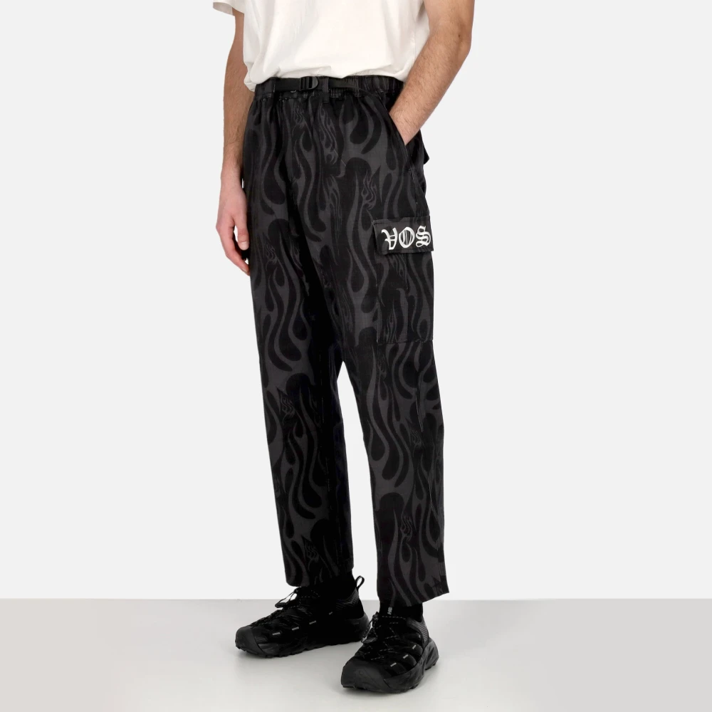 Vision OF Super Flames Gothic Cargo Broek Zwart Black Heren