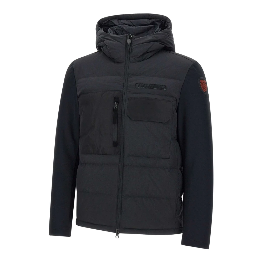 Blauer Dynamische Heren Zwarte Jas Black Heren