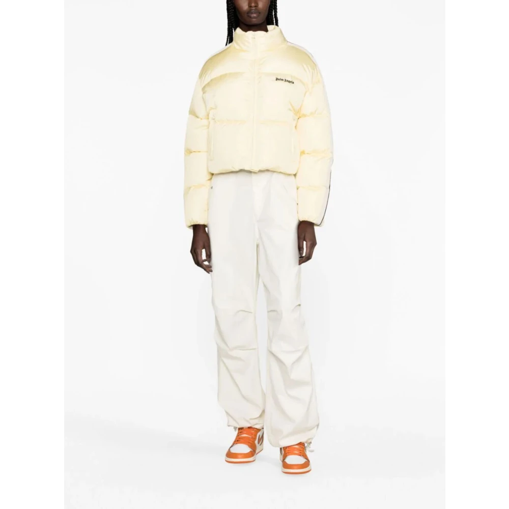 Palm Angels Neutrale Lichtgewicht Jas voor Mannen Beige Dames