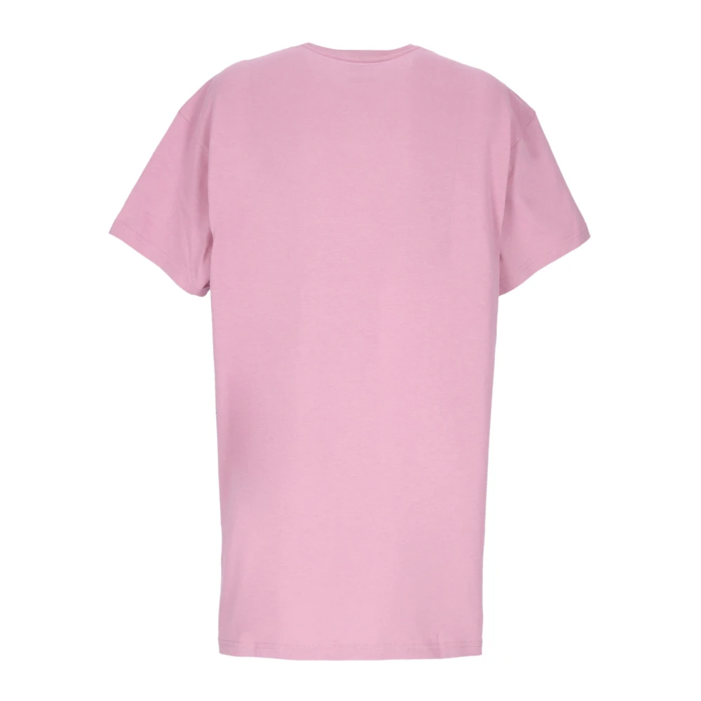 Vans Korte Mouw Lila Tee Jurk Pink Dames