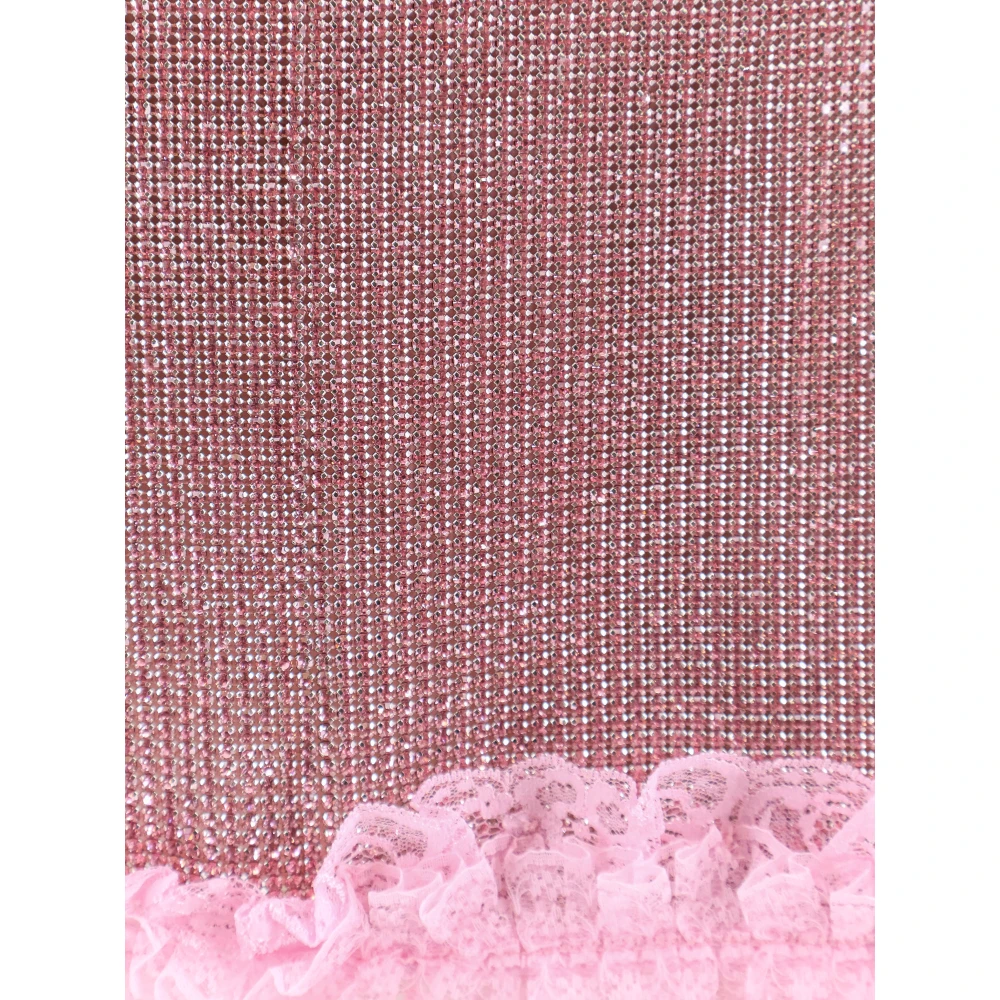 Self Portrait Rhinestone Residency Rok Pink Dames