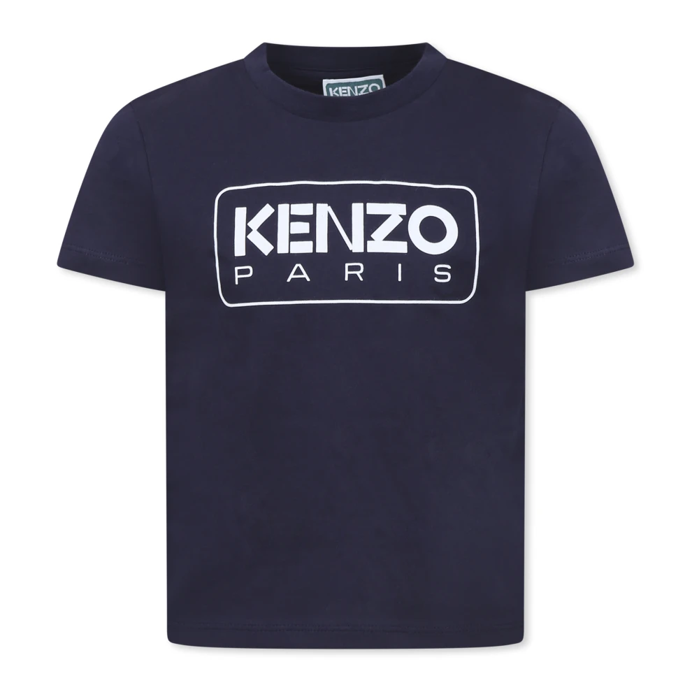 Kenzo Blå kortärmad T-shirt Blue, Unisex