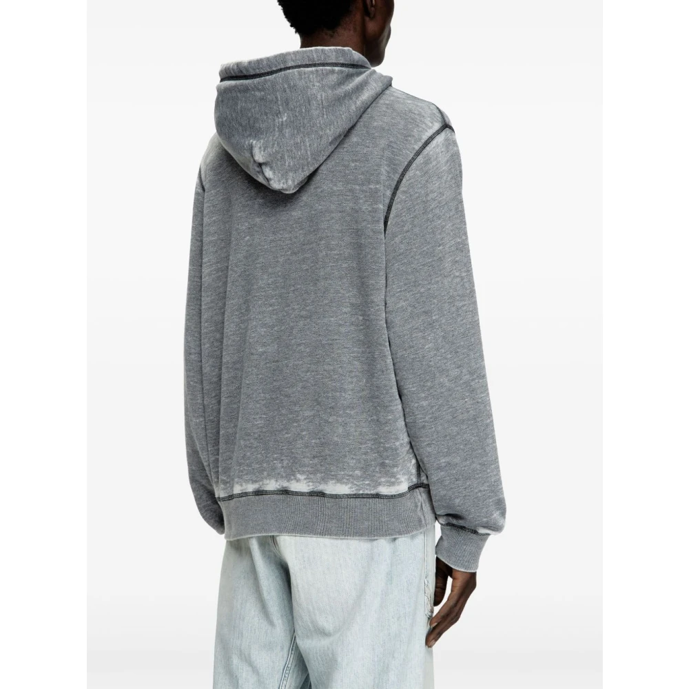 Diesel Grijze Sweatshirt Casual Stijl Moderne Garderobe Gray Heren
