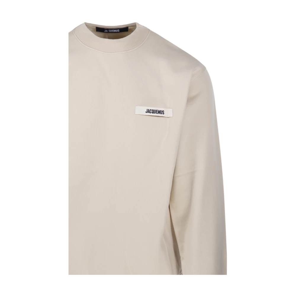 Jacquemus Gros Grain Sweatshirt voor Mannen Beige Heren