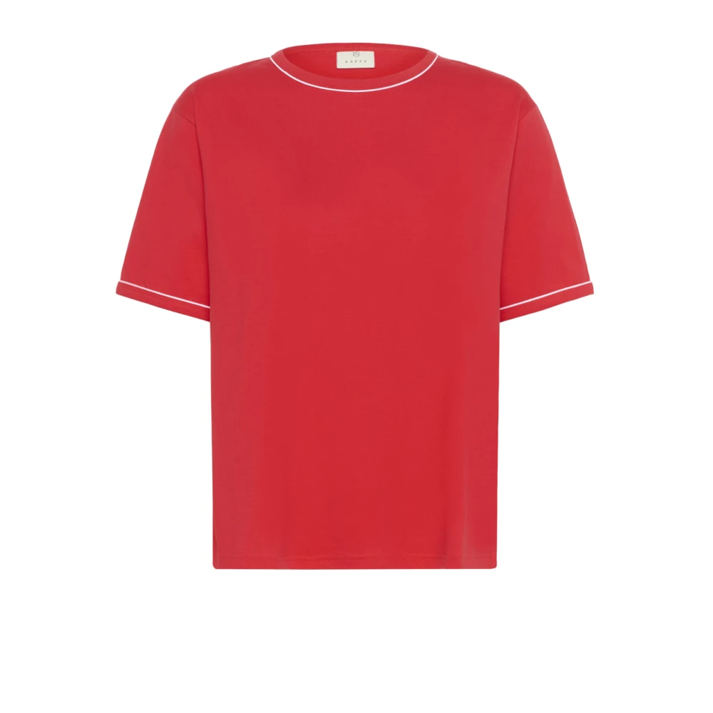 Kaffe - Tops > T-Shirts - Red - Kaffe - Modalova