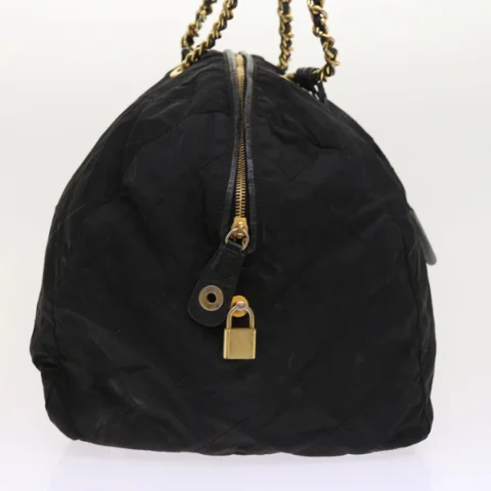 Prada Vintage Pre-owned Nylon travel-bags Black Dames