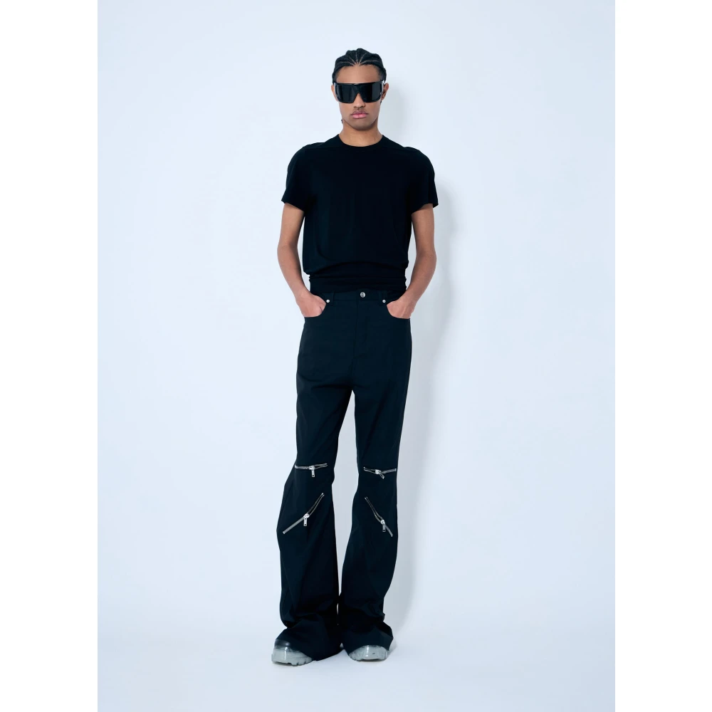 Rick Owens Functionele cargobroek met ritszakken Black Heren
