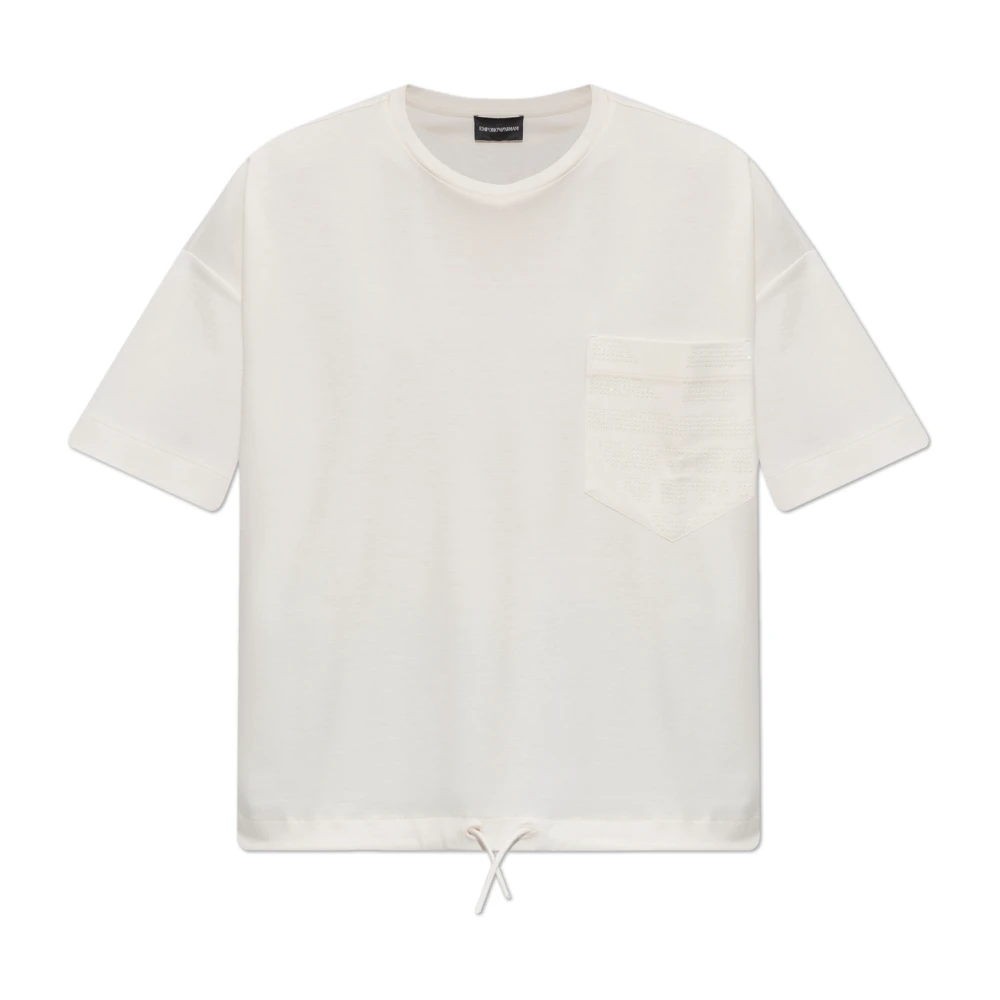Emporio Armani T-shirt uit de collectie Beige Dames