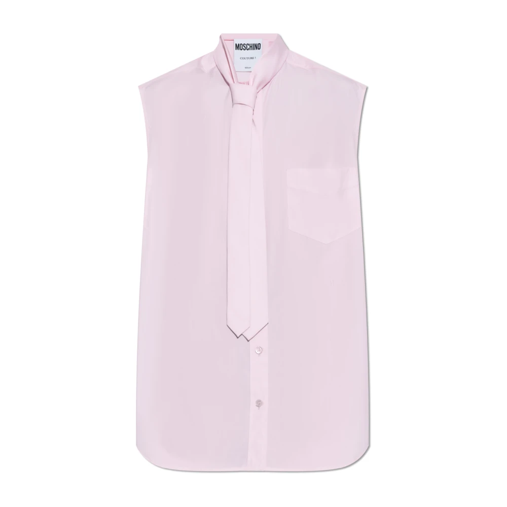 Moschino Mouwloos shirt Pink Dames