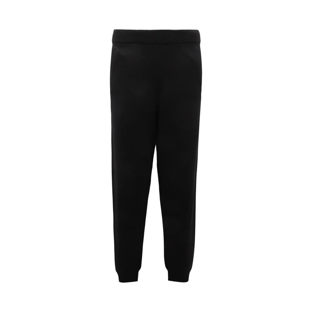 Max Mara Women's Black Knitted Wool Studio Trousers