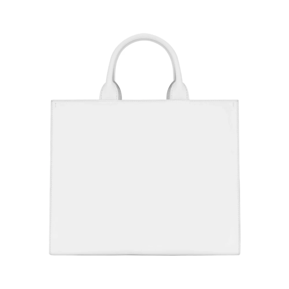 Dolce & Gabbana Witte Leren DG Daily Shopper White Dames