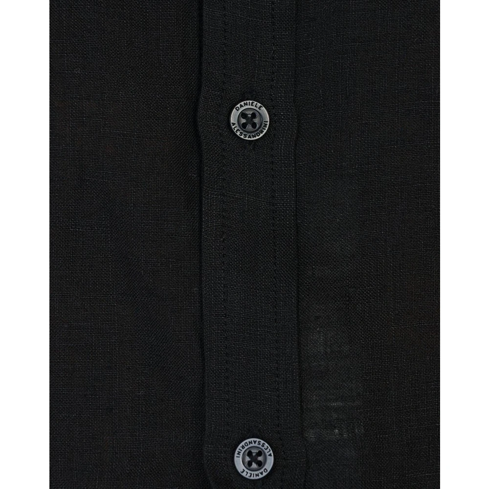Daniele Alessandrini Riandolo Overhemd Black Heren