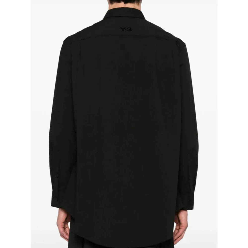 Y-3 Zwart Shirt Klassieke Stijl Black Heren