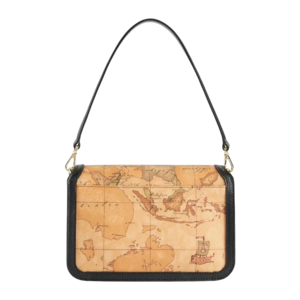 Alviero Martini 1a Classe Zwarte Frame Tas Lb10 Elegant en Functioneel Beige Dames