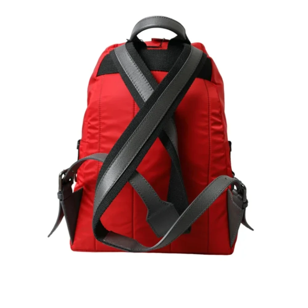 Dolce & Gabbana Pre-owned Fabric backpacks Red Dames