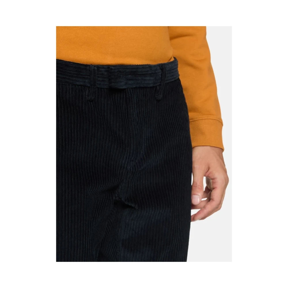 Dondup Reguliere Fluwelen Broek Pablo Blue Heren