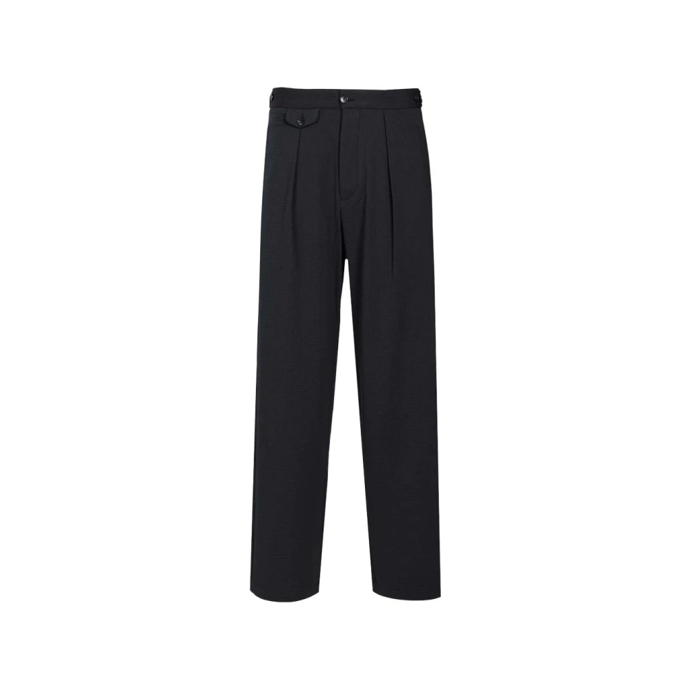 Emporio Armani Men's Black Suit Trousers