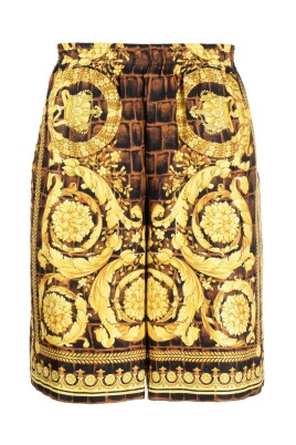 shorts-en-soie-a-imprime-barocco