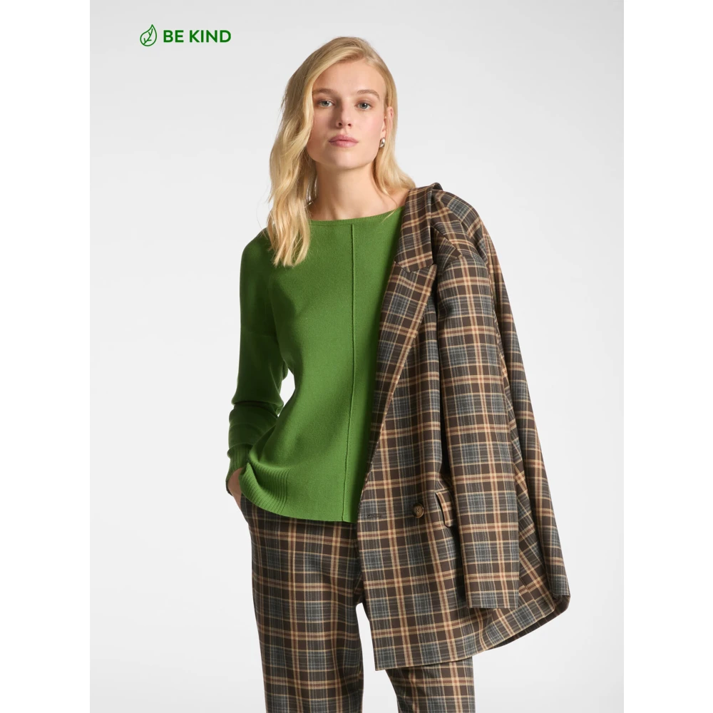 Elena Mirò Stijlvolle Maglie Shirt Green Dames