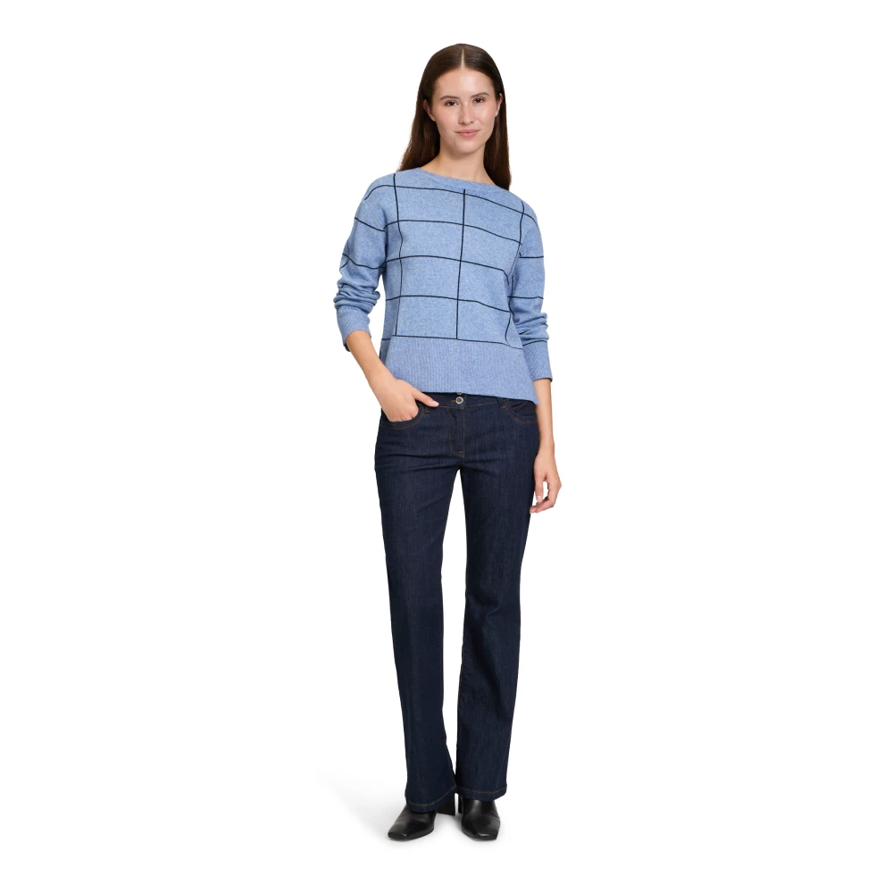 Betty Barclay Langemouw Gebreide Trui Blue Dames